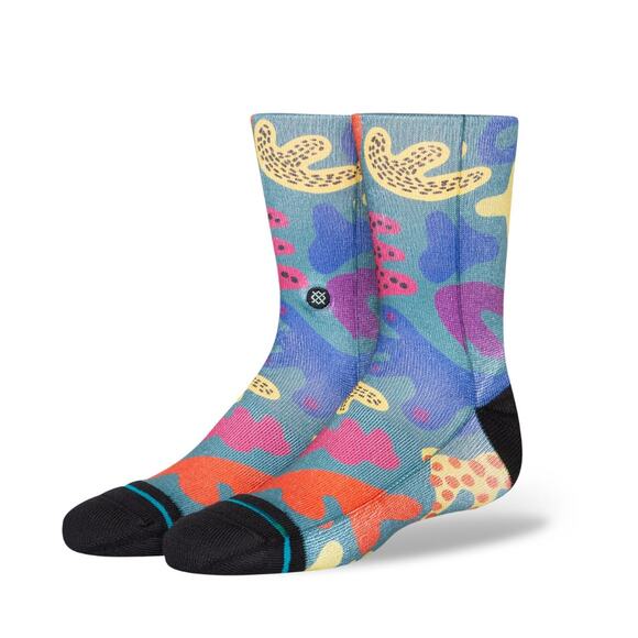 Stance Kids Wade Collection Crew Height Colorful Casual Socks L - Picture 1 of 4
